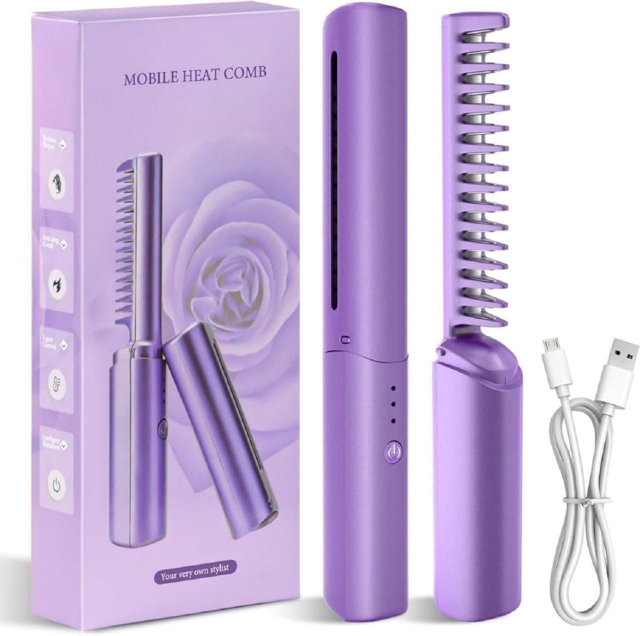 💇♀️Meneflix™ Mini Cordless Hair Straightener | USB Rechargeable