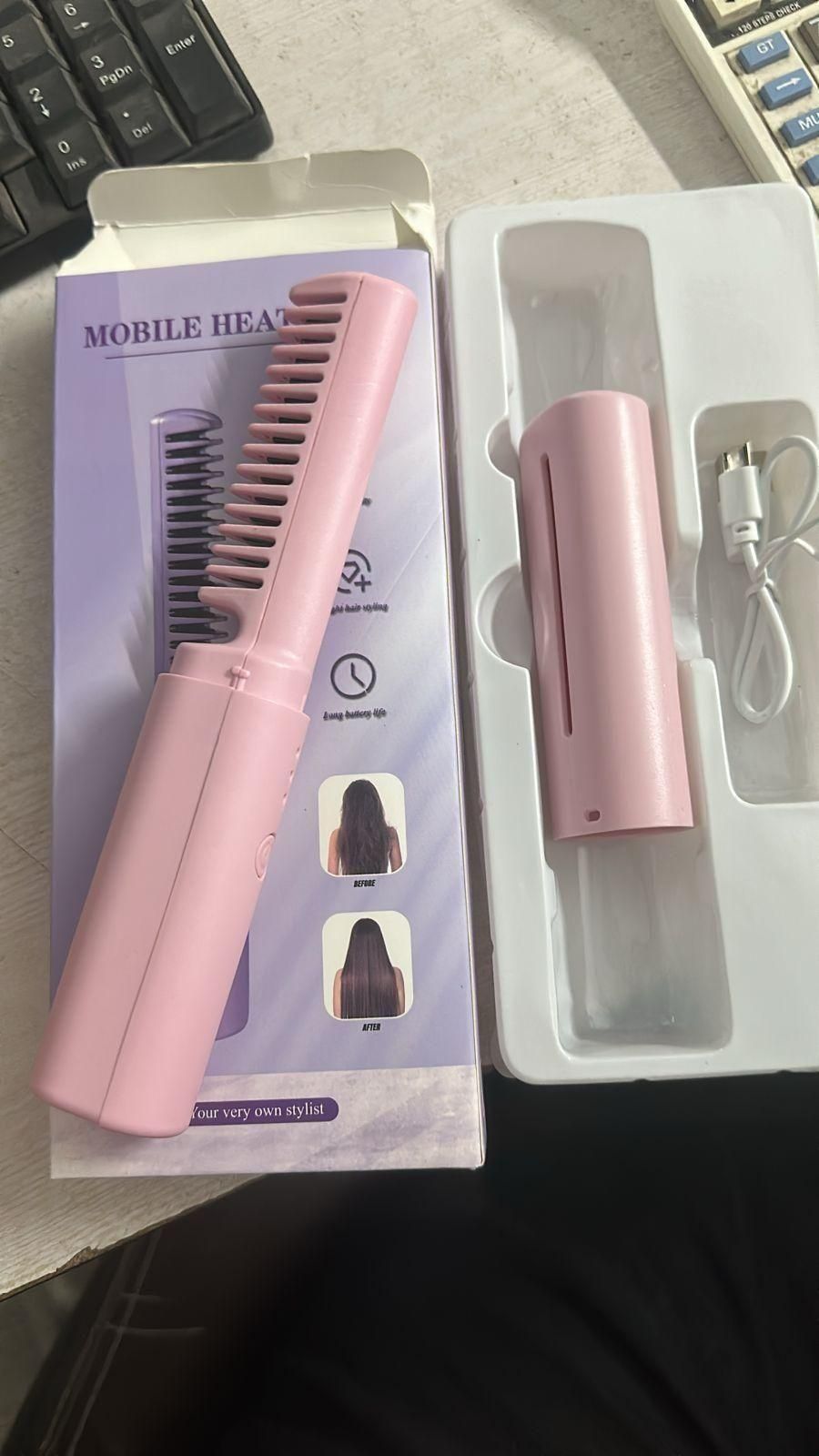 💇♀️Meneflix™ Mini Cordless Hair Straightener | USB Rechargeable