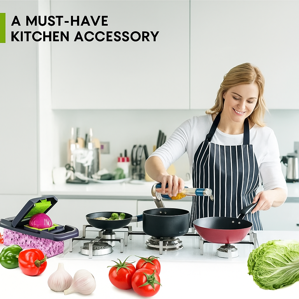 14-in-1 Magic Vegetable Chopper – Chop, Slice & Dice in Seconds”