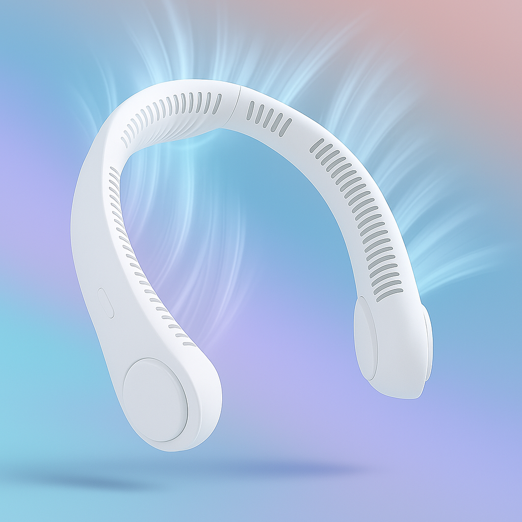 Bladeless Neck Fan Pro™ – Stay Cool Anywhere, Hands-Free!