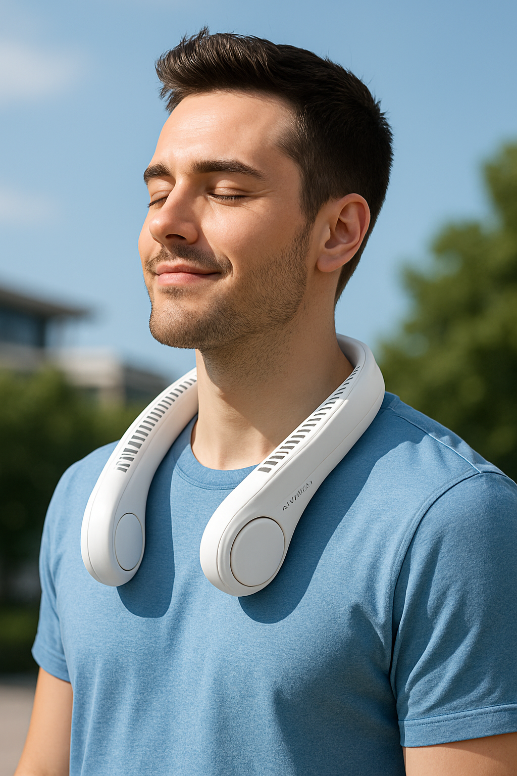 Bladeless Neck Fan Pro™ – Stay Cool Anywhere, Hands-Free!
