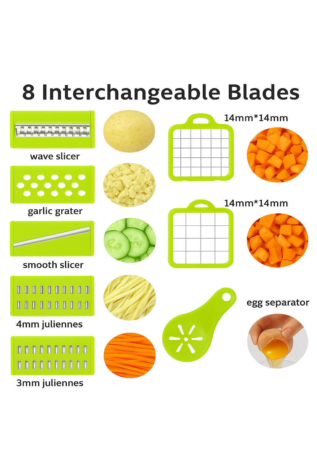 14-in-1 Magic Vegetable Chopper – Chop, Slice & Dice in Seconds”